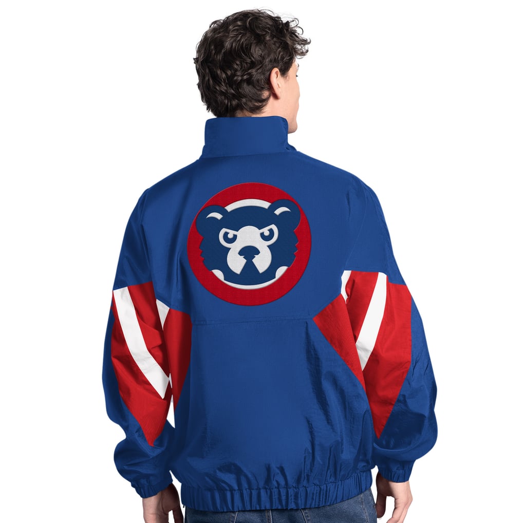  Chicago Cubs Starter Cooperstown Chief Half-Zip Pullover - Royal